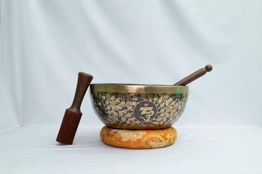 OM Crown Chakra Singing Sound Bowl