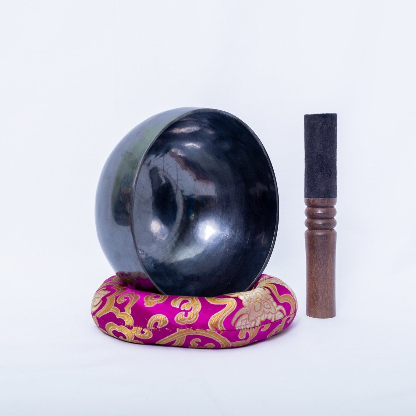 Black Handmade Tibetan Singing Bowl