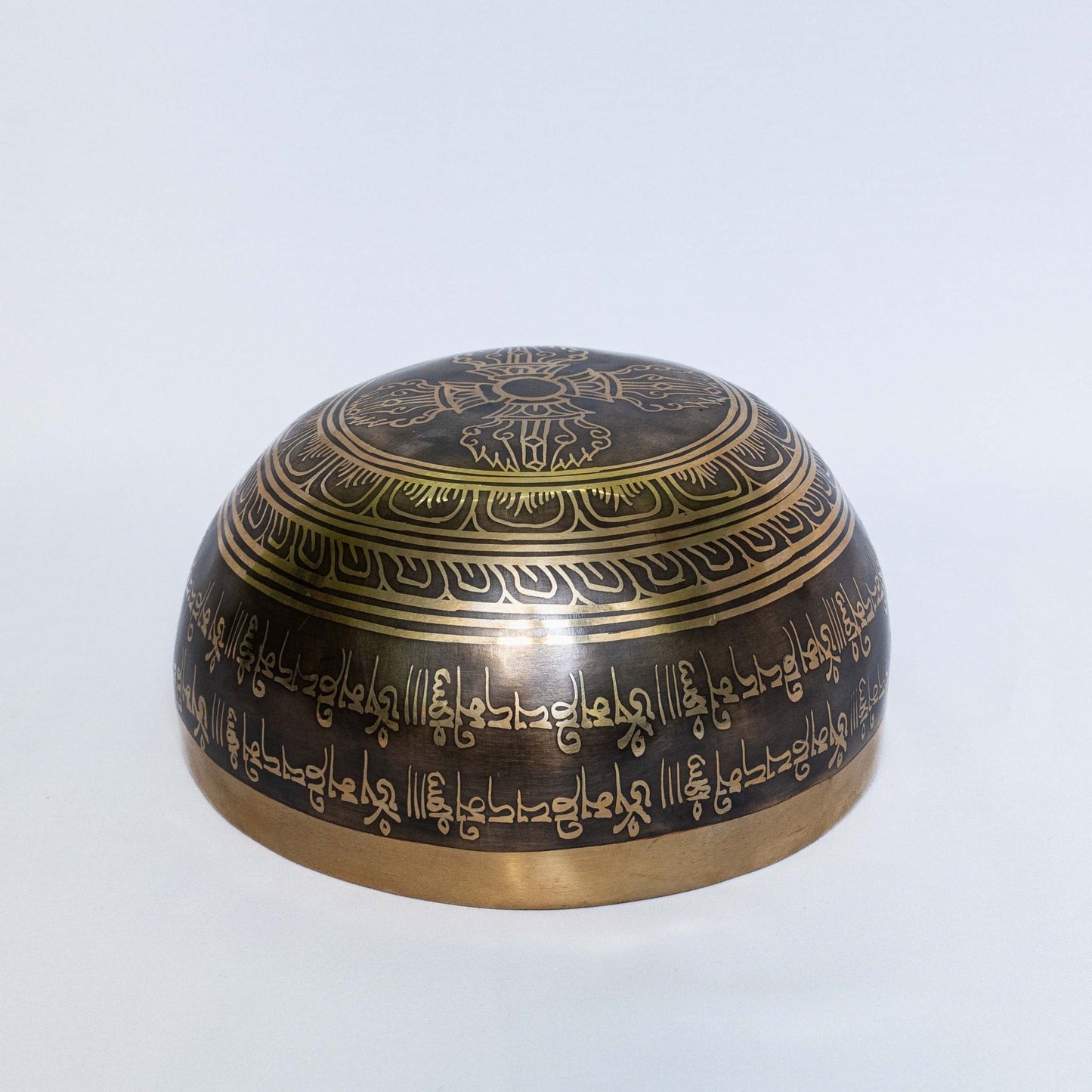 Buddha Eyes Etching Handmade Tibetan Singing Bowl