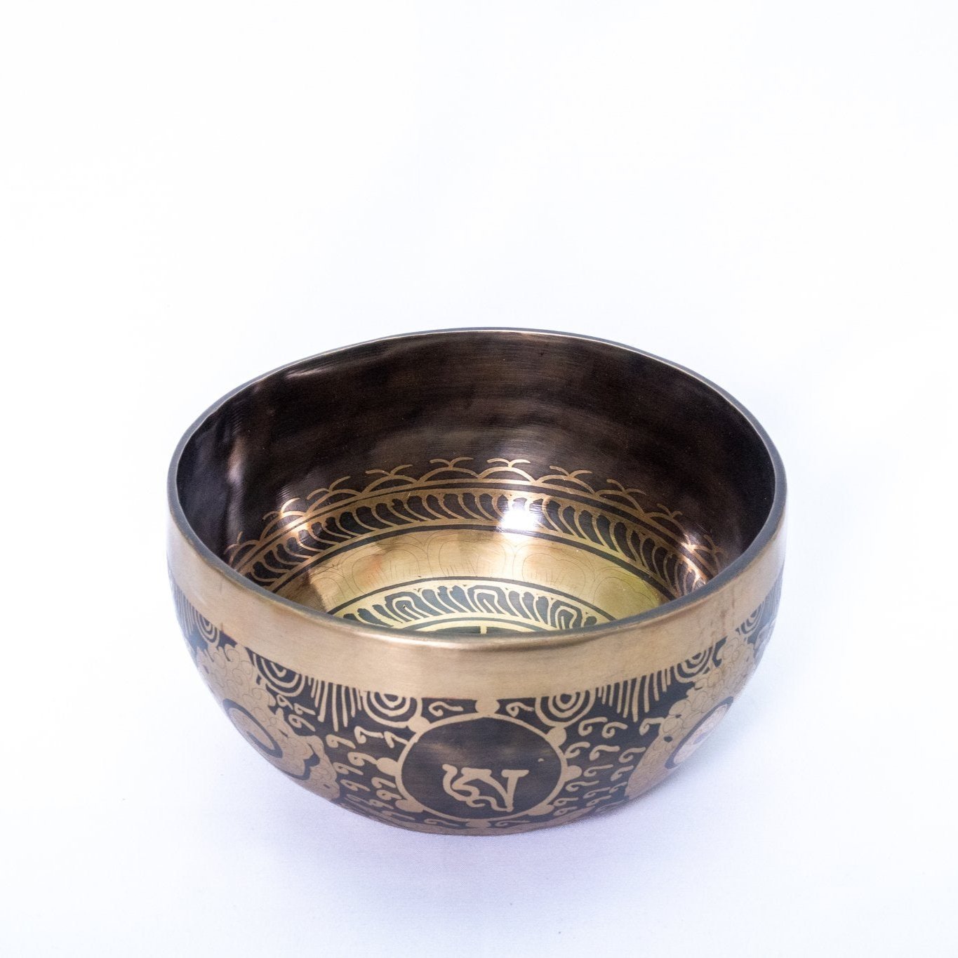 Fire & Mantra Etching Handmade Tibetan Singing Bowl