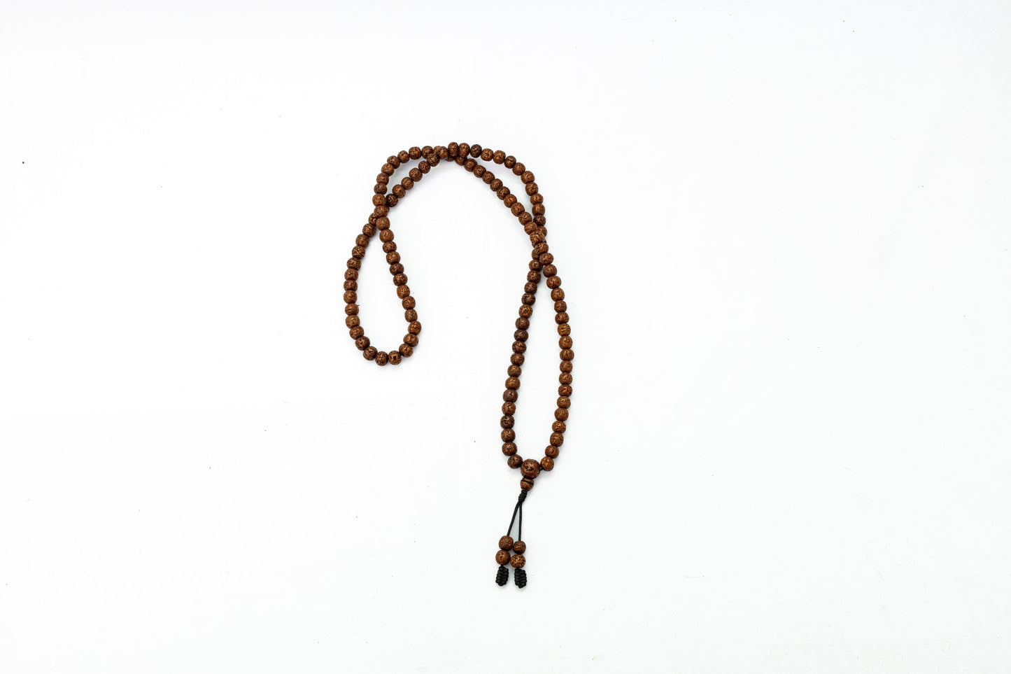 Polished Rudraksha 108 Bead Mala