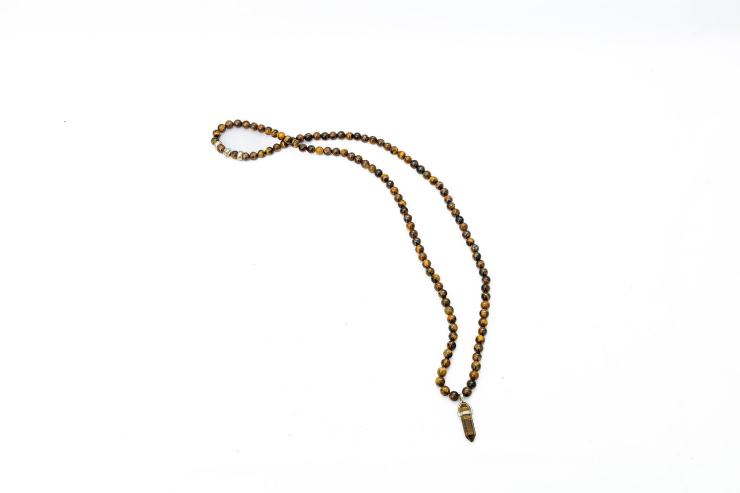 Tiger's Eye Gemstone 108 Bead Mala